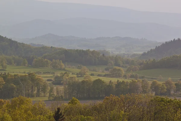 Kaczawskie Mountains, Polónia — Fotografia de Stock