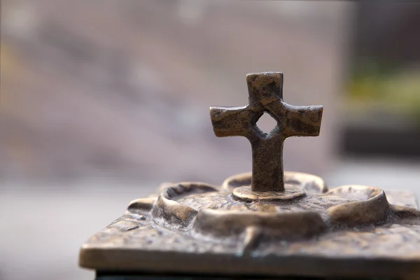 Encerramento de um crucifixo — Fotografia de Stock