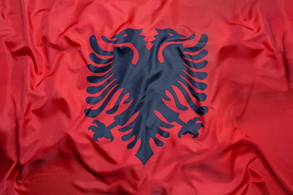 Flagge Albaniens — Stockfoto