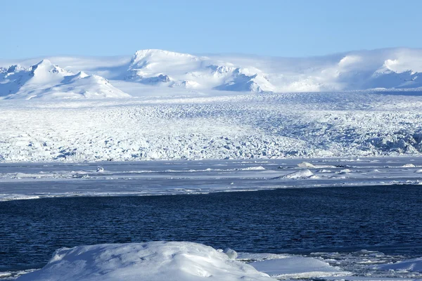 Glaciären lagoon Glaciärlagunen på Vatnajokull — Stockfoto