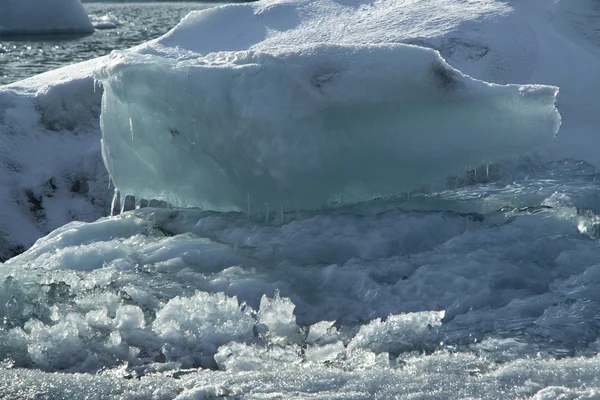 Ice blocks at glacier lagoon Jokulsarlon, Iceland Stock Picture