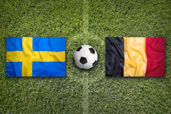 Σουηδία vs. Βέλγιο, ομάδα Ε — Φωτογραφία Αρχείου