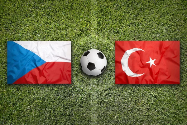 Czeska Republika vs Turcja, Grupa D — Zdjęcie stockowe