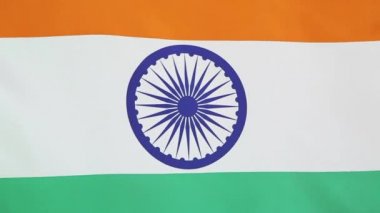 Hindistan Ulusal bayrak closeup