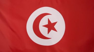 Ağır çekimde Tunus bayrağı