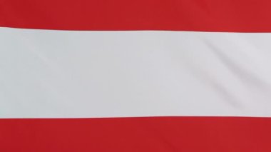 Tekstil ağır çekimde Avusturya bayrağı