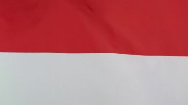 Endonezya bayrağı Tekstil yavaş hareket