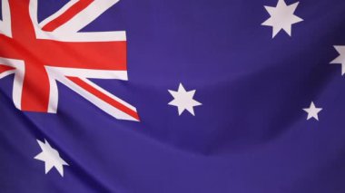 Bir Avustralya bayrağı closeup