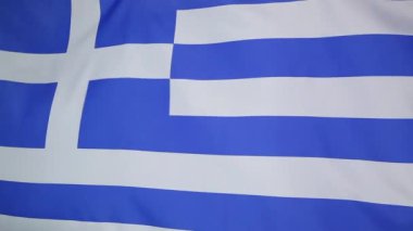 Bir tekstil bayrak Yunanistan bayrağı    