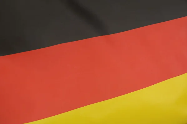 Primer plano de la bandera textil de Alemania — Foto de Stock