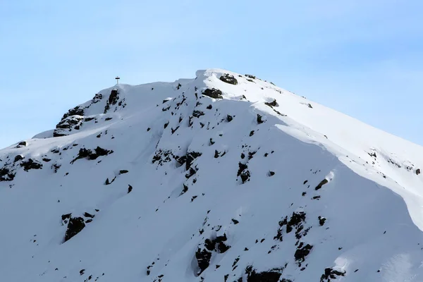 Paesaggio Montano Nelle Alpi Austriache Con Tempo Soleggiato Cielo Azzurro — Foto Stock