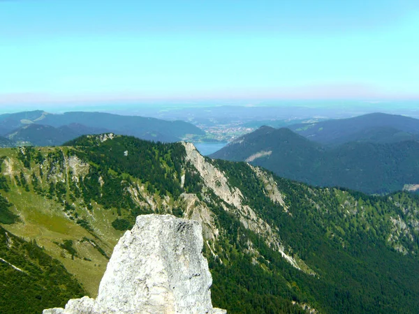 Wycieczka Górska Góry Aiplspitz Bawarii Germay Latem — Zdjęcie stockowe