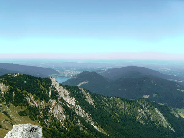 Tur Montan Munte Aiplspitz Bavaria Germay Timpul Verii — Fotografie, imagine de stoc