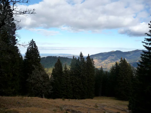 Bergwandeltocht Naar Sonnenberg Bergkam Beieren Duitsland — Stockfoto