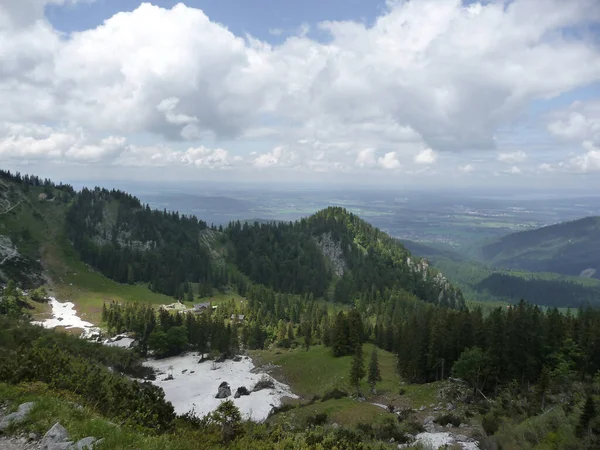 Панорама Горы Бенедиктенванд Баварии Германия Весной — стоковое фото