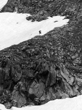 Berlin yüksek yolu, Avusturya Tyrol 'da Zillertal Alpleri