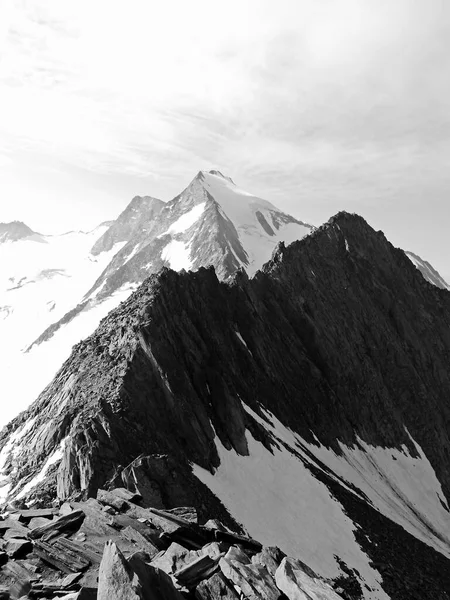 Caminho Alto Berlim Alpes Zillertais Tirol Áustria — Fotografia de Stock