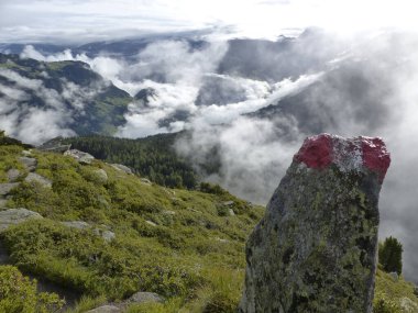 Berlin yüksek yolu, Avusturya Tyrol 'da Zillertal Alpleri