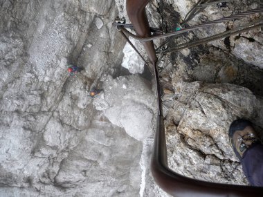 Bocchette dağ turu, Brenta, Dolomites, İtalya