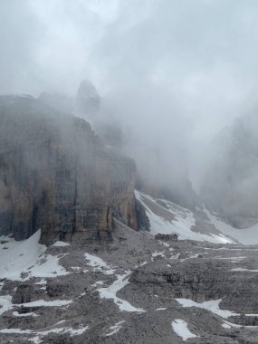 Bocchette dağ turu, Brenta, Dolomites, İtalya