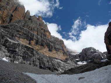 Bocchette dağ turu, Brenta, Dolomites, İtalya