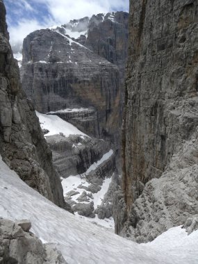 Bocchette dağ turu, Brenta, Dolomites, İtalya