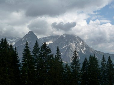 Yaz aylarında Avusturya 'nın Tyrol kentindeki Daniel dağına dağ yürüyüşü turu