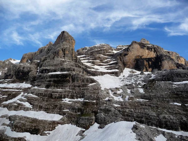 Tour Montaña Bocchette Brenta Dolomitas Italia Verano —  Fotos de Stock