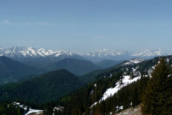 Brauneck Panorama Trail Beieren Duitsland — Stockfoto