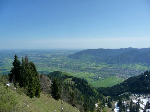 Brauneck Panorama Trail Beieren Duitsland — Stockfoto