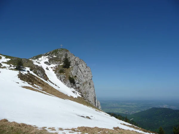 Summit Cross Kirchstein Mountain Baviera Alemanha — Fotografia de Stock