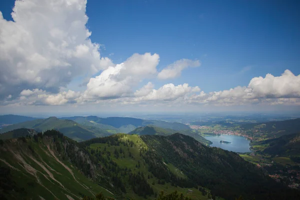 Brecherspitze Bavyera Almanya Nın Yaz Mevsiminde Dağ Manzarası — Stok fotoğraf