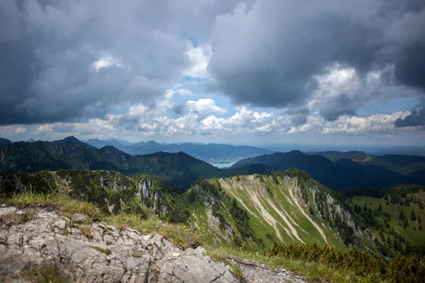 Brecherspitze Bavyera Almanya Nın Yaz Mevsiminde Dağ Manzarası — Stok fotoğraf