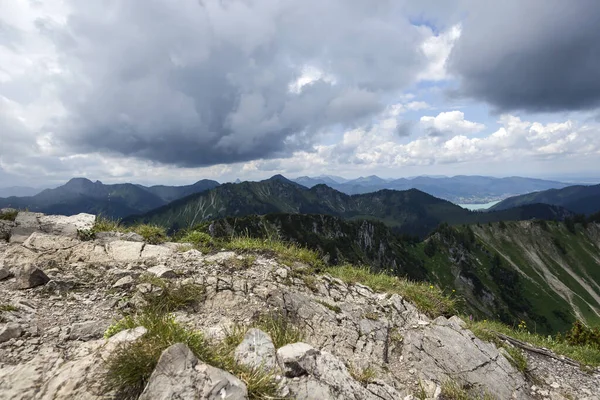 Panorama Montano Brecherspitze Baviera Germania Estate — Foto Stock