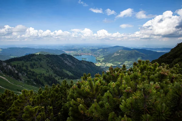 Vista Panorámica Brecherspitze Baviera Alemania Verano — Foto de Stock