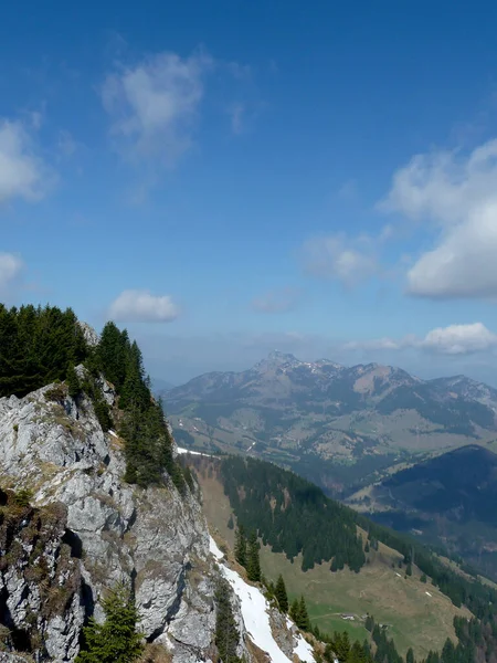 Brunnstein Dağı Bavyera Almanya Yürüyüş Turu — Stok fotoğraf