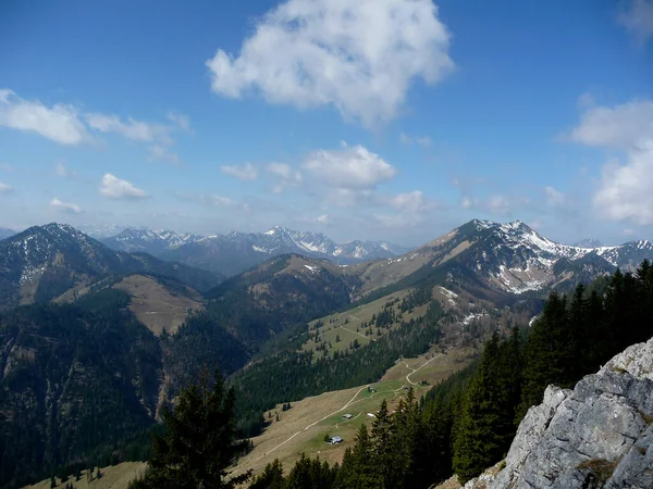 Brunnstein Bergtour Bayern Deutschland — Stockfoto