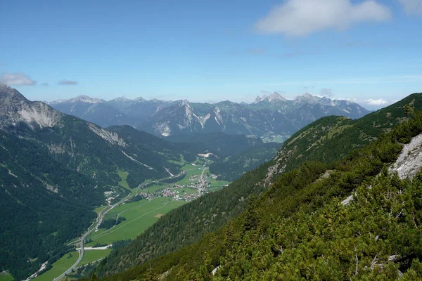 Bergspassage Ammergau Alperna Tyskland Och Österrike — Stockfoto