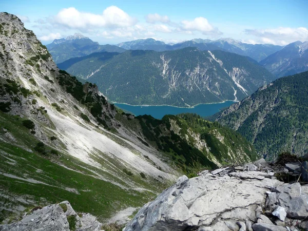 Randonnée Montagne Dans Les Alpes Ammergau Tyrol Autriche — Photo