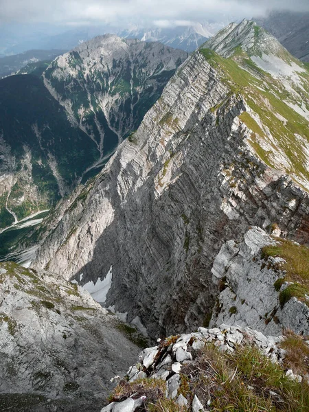 Passagem Montanha Alpes Ammergau — Fotografia de Stock