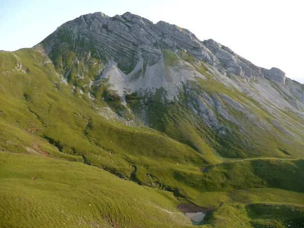 Ammergau Alplerini Dağ Geçidi — Stok fotoğraf