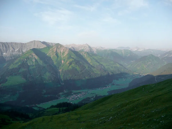 Bergkruising Ammergau Alpen — Stockfoto