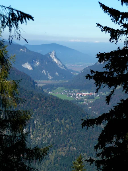 Mountain Kofel Panorama Baviera Germania — Foto Stock