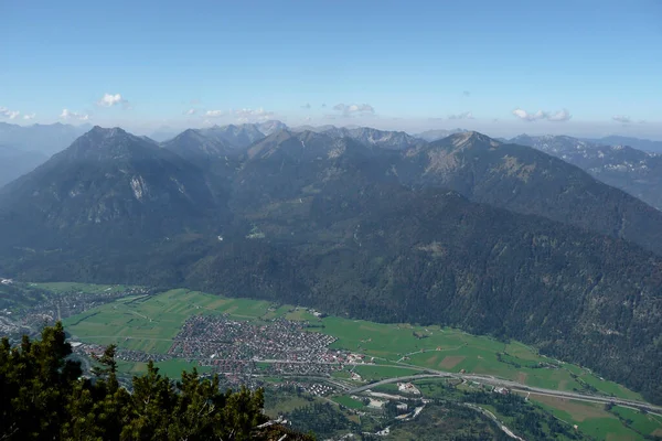 Widok Góry Krottenkopf Bawaria Niemcy — Zdjęcie stockowe