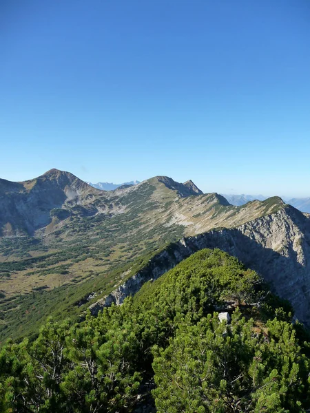 ハイキングツアー Hohe Kiste山 バイエルン州 ドイツ — ストック写真