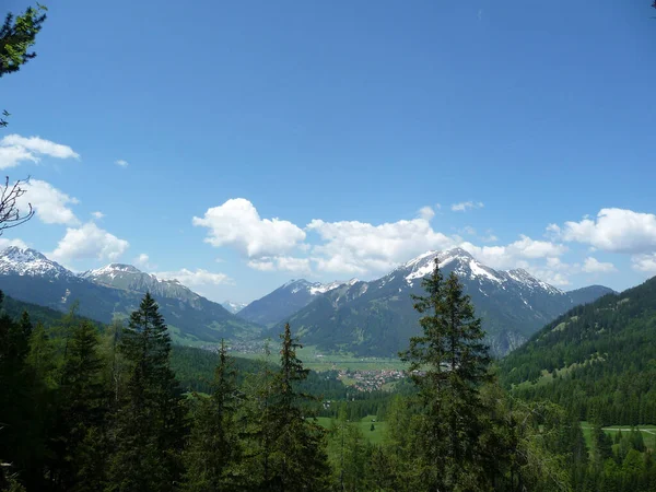 Horská Turistická Trasa Jezeru Seebensee Tyrolsko Rakousko — Stock fotografie