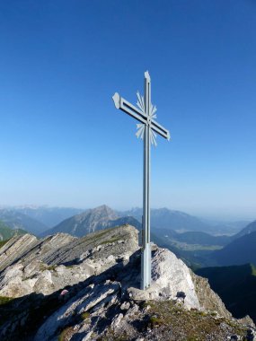 Zirve Gartnerwand dağ yürüyüşü, Tyrol, Avusturya