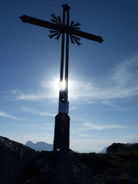 Traversée Sommet Gartnerwand Randonnée Montagne Tyrol Autriche — Photo