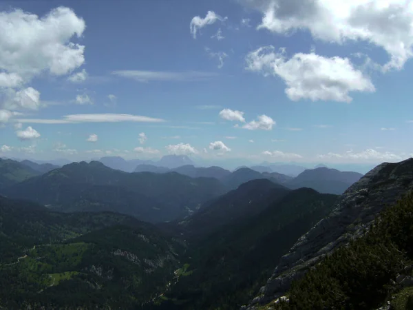 Mountain Hiking Tour Mountain Guffert Tyrol Austria Springtime — Stock Photo, Image