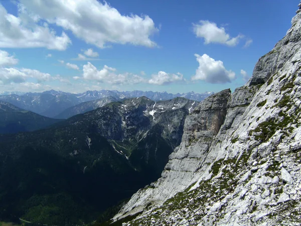 Bergwanderung Zum Guffert Tirol Österreich Frühling — Stockfoto